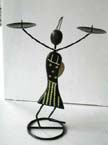 Candle stick holder dancing woman - gift for her