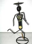 Iron candleholder handicraft sports runner 
