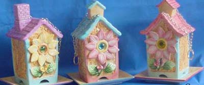 Home garden decor shopping - colorful flowery house