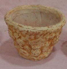Imported online rusty country decor - rose clay pot stand 